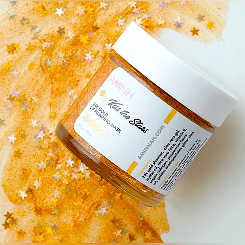 AMINNAH || Kiss The Stars 24K Gold Lip Plumping Mask ⭐️NWT⭐️